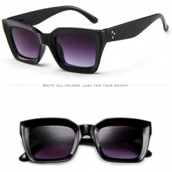 Sport Polarized Sunglasses Riding Square Driving Women Sunglasses Rectangular Fashion punk Sun Glasses - D - CU196Z0SNMI $7.60