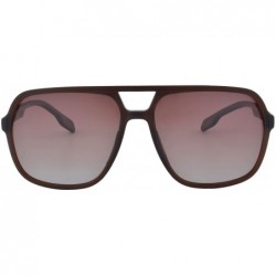 Rectangular Men Oversize Polarized Sunglasses UV400 Protection Sun Outdoor Eyeglasses - SH2002 - C3 - CG1938NZMIC $42.57
