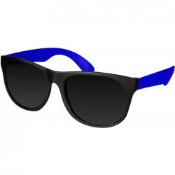 Square Retro Neon Colorful Arm Sunglasses for Adults Kids Party Favors - 12 Pack - Blue - CM11G2NHL53 $15.78