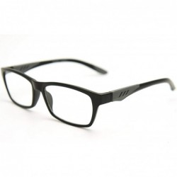 Rectangular 6904 SECOND GENERATION Semi-Rimless Flexie Reading Glasses NEW - Z3 Matte Black Grey - CQ18ESEQEQ4 $19.96