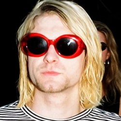 Oval NIRVANA Kurt Cobain Oval Bold Vintage Sunglasses For Women Men Eyewear (Red - 65) - CW1844UK59G $9.07