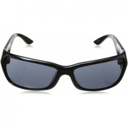 Wrap Black Flys Fly Rider Wrap Sunglasses - Shiny Black - C911IJEJAK1 $118.74
