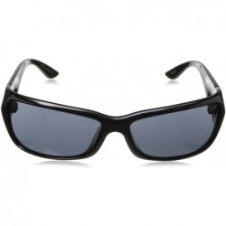 Wrap Black Flys Fly Rider Wrap Sunglasses - Shiny Black - C911IJEJAK1 $45.36