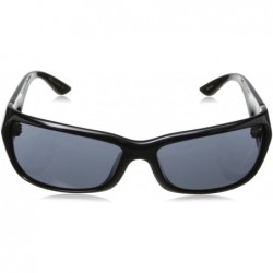 Wrap Black Flys Fly Rider Wrap Sunglasses - Shiny Black - C911IJEJAK1 $45.36