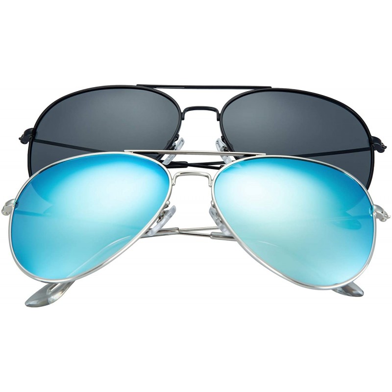 Oversized Polarized Sunglasses for Men Women Lightweight Mirror Sunglasses for Outdoor Activity Eye Glasses - CI1948EW45I $18.19
