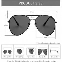 Oversized Polarized Sunglasses for Men Women Lightweight Mirror Sunglasses for Outdoor Activity Eye Glasses - CI1948EW45I $18.19
