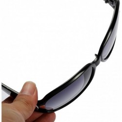Oval Polarized Sunglasses for Women Antiglare Anti-ultraviolet UV400 Lens Fishing Driving Glasses Elegance - Brown - CE18WIWK...
