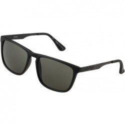 Wayfarer Devon Polarized Square Sunglasses - Matte Black - CE188KK3WTG $32.92