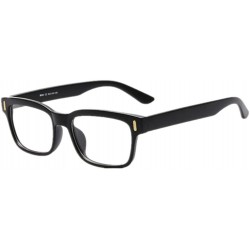 Semi-rimless Women Spectacles Square Eyeglasses Frame Men Optical Eye Glasses Frame - Matte Black - CU183M33Q8R $18.37