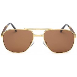 Goggle Unisex Men Women Fashion Polarized Sunglasses Foldable Easy Carry Eyewear Sunglasses - Coffee - CJ18WRAG88W $16.92