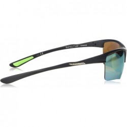 Semi-rimless Sable Polarized Sunglasses - Matte Black - CU189XDCAGK $46.13