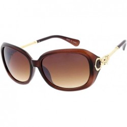 Butterfly Retro Fashion Butterfly Frame Sunglasses B35 - Brown - C1192028ANM $11.30