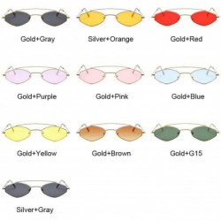 Shield Cute Sexy Ladies Cat Eye Sunglasses Women Metal Frame Fashion Vintage Gradient Sun Glasses UV400 Shades - CY198ZUCLRG ...