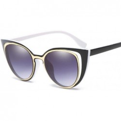Aviator 2019 Luxury Retro Cat Eye Sunglasses Women Brand Designer Vintage Female Sun 1 - 5 - CT18XGGMT7N $19.14