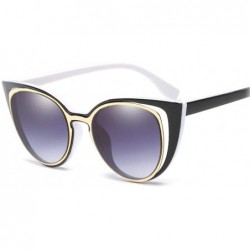 Aviator 2019 Luxury Retro Cat Eye Sunglasses Women Brand Designer Vintage Female Sun 1 - 5 - CT18XGGMT7N $12.59