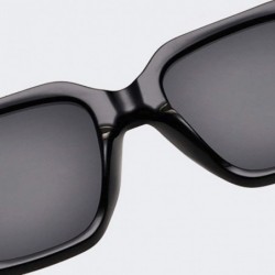 Oversized Oversize Boyfriend Plastic Sunglasses - B - C0199L54046 $8.82