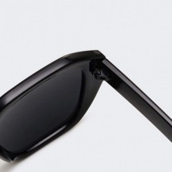 Oversized Oversize Boyfriend Plastic Sunglasses - B - C0199L54046 $8.82