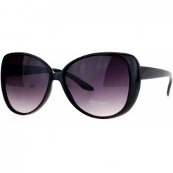 Butterfly Womens Butterfly Frame Sunglasses Classic Designer Fashion UV 400 - Black - CG187GNDY4T $9.87