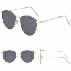 Wrap Simple Sunglasses Classic Sunglasses Metal Sunglasses Man Women Sunglasses - B - CG18TM5IZ6S $9.90