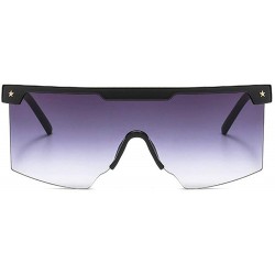 Oversized Fashion Oversized Sunglasses Glasses Sunglass - Black - C018XDWZTOZ $14.03