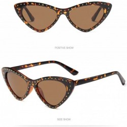 Oval Retro Vintage Clout Cat Eye Unisex Sunglasses Rapper Grunge Glasses Eyewear - Multicolor-d - C018NQ97WXH $11.09