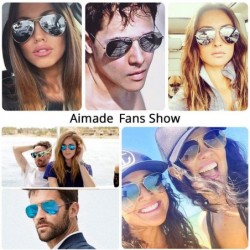 Oversized Large Metal Aviator Sunglasses/Small Round Metal Sunglasses for Men Women UV400 - C718ULMOD6I $10.24
