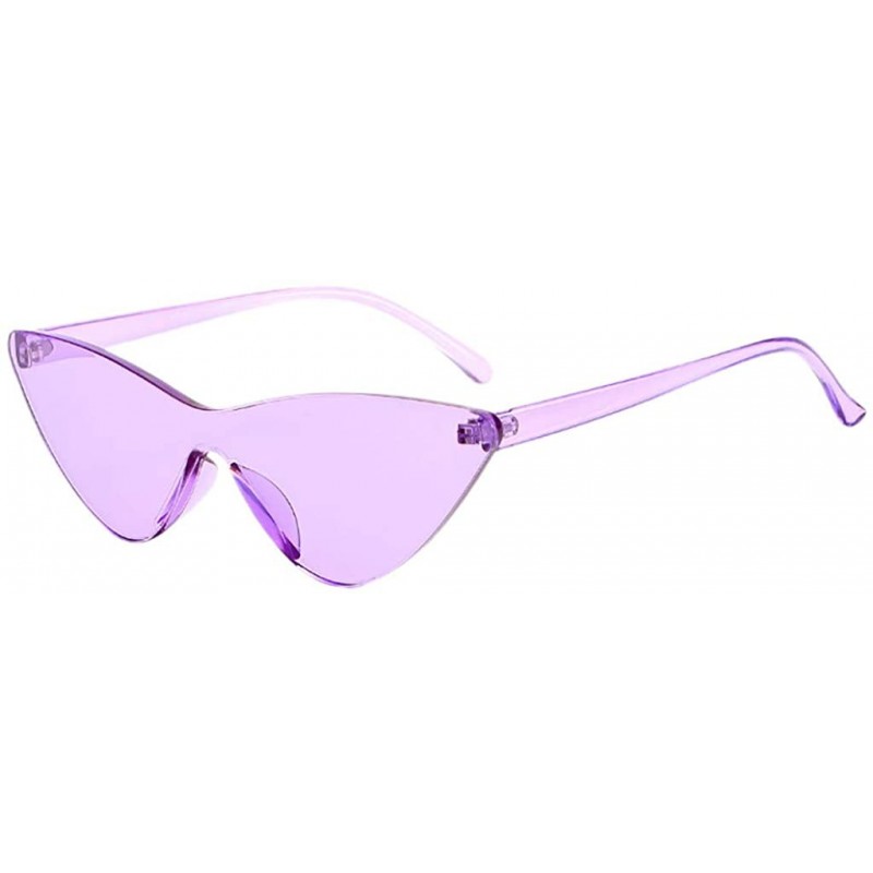 Rimless Glasses- Unisex Vintage Eye Sunglasses Retro Eyewear Fashion Radiation Protection - 8201pp - CG18RU5YAEQ $8.58