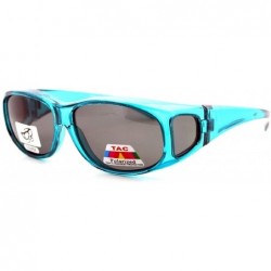 Goggle 2 Extra Small Polarized Fit Over Sunglasses Wear Over Eyeglasses - Pink / Teal - CB12LMD5PUP $24.78