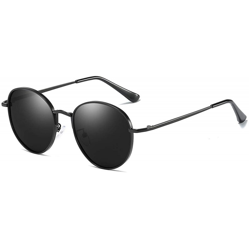 Goggle HD Vintage Classic Polarized Sunglasses for Men Women Navigator Rectangular Designer Style - A - CI197AZS5M9 $19.60