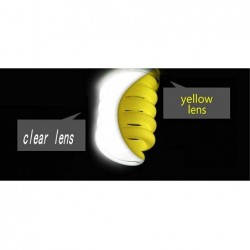Goggle Nearsighted Night Vision Polarized Sunglasses Men yellow Lens anti-glare Vintage Oversized Myopia Glasses - C418XR2IT2...