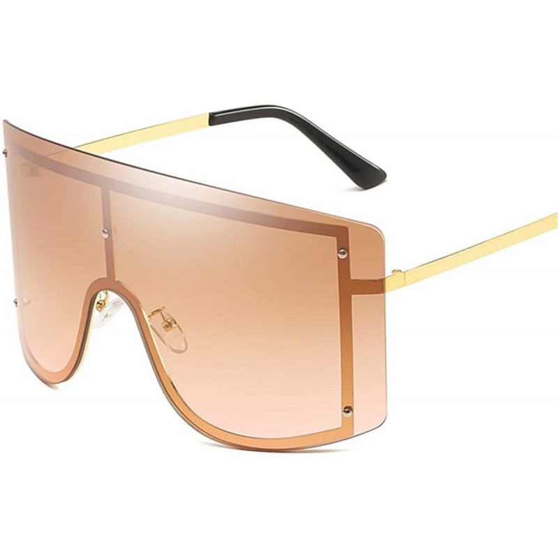 Oversized Oversized Gradient Sunglasses Anti-UV400 Cycling Goggle Men Women for Driving Fishing Baseball Running Hiking - CB1...