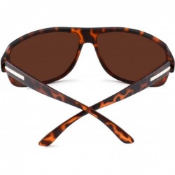 Wrap Polarized Sports Sunglasses for Men Baseball Running Cycling Fishing Driving Golf Softball Hiking Sun Glasses - C4192UTH...