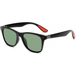 Goggle Square Shade Glasses-Polarized Sunglasses For Men Women-UNBREAKABLE Frame - H - CD1905Y8XW8 $56.84
