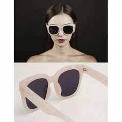 Oversized 103 Premium Oversize Womens Mens Mirror Funky Fashion Candy Sunglasses - Mirrored - CW17YQ2IHAA $10.80