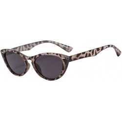 Goggle Women Fashion Sunglasses Cat Eye Sun Glasses Retro Leopard Eyewear Sun Glasses - C - CF18TQZ0G0Z $7.44