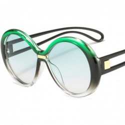 Round Women Men Classic Gradient Brand Big Frame Sun Glasses Female Vintage Round Sunglass Goggles UV400 - C1 - CH18W8UZC4K $...