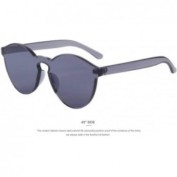 Aviator Fashion Women Cat Eye Shades Luxury Sun Glasses Integrated C01 Gray - C01 Gray - CN18XE0T7TO $23.23