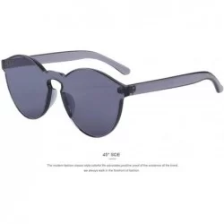 Aviator Fashion Women Cat Eye Shades Luxury Sun Glasses Integrated C01 Gray - C01 Gray - CN18XE0T7TO $20.80
