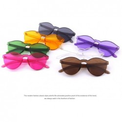 Aviator Fashion Women Cat Eye Shades Luxury Sun Glasses Integrated C01 Gray - C01 Gray - CN18XE0T7TO $9.72
