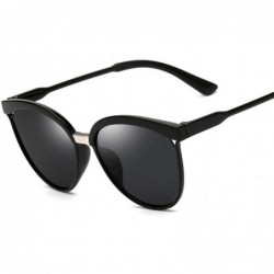 Sport Candies Brand Designer Cat Eye Sunglasses Women Luxury Plastic Sun Glasses Classic Retro Outdoor - Purple Lens - CG18W7...