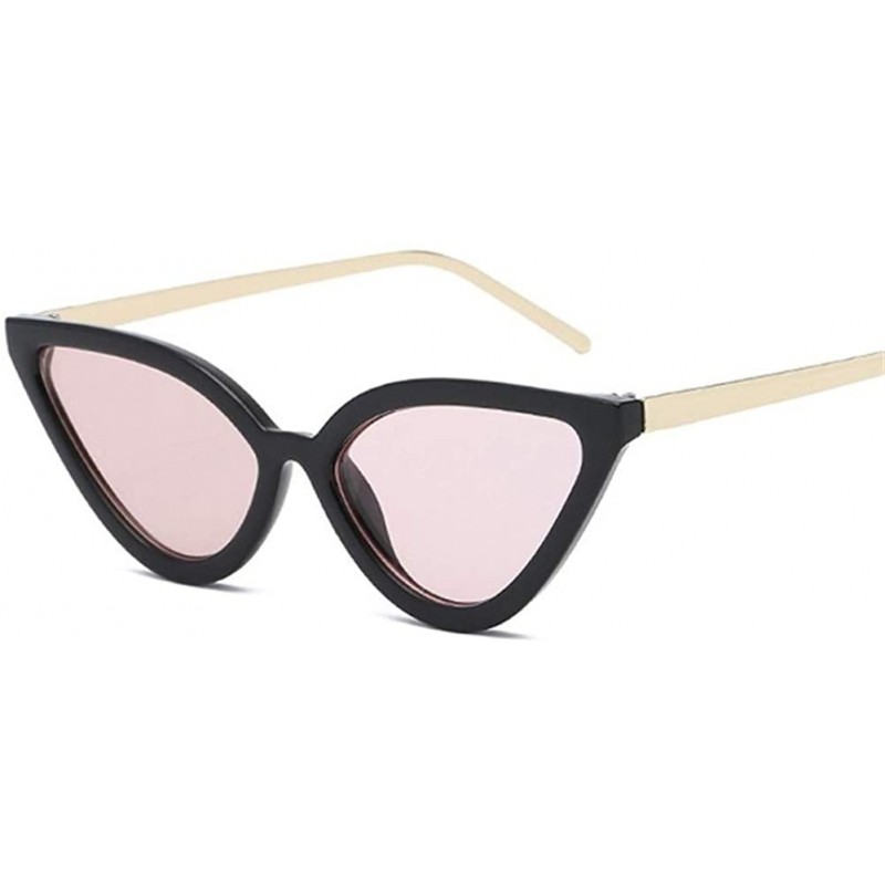 Cat Eye Women Cat Eye Sunglasses PC Frame Fashion For Female - Blackpink - CM199QD9TL5 $9.53