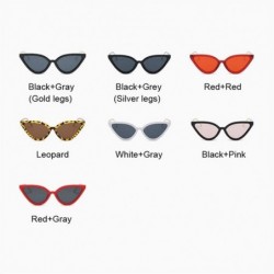 Cat Eye Women Cat Eye Sunglasses PC Frame Fashion For Female - Blackpink - CM199QD9TL5 $9.53