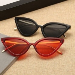 Cat Eye Women Cat Eye Sunglasses PC Frame Fashion For Female - Blackpink - CM199QD9TL5 $9.53