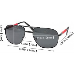 Sport Limited Edition Metal Alloy Frame Folding Compact Pocket Aviator Sunglasses - Black - C112EJZX4CT $17.61