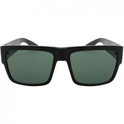 Square Square Frame Sunglasses with Solid or Mirrored Lens 1403 - Black - CB185YIUHAI $7.57