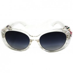 Butterfly Luxury Butterfly Lady Retro Party Beach Flowers wedding Sunglasses - C118594WOUS $22.87