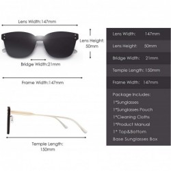 Oversized One Piece Rimless Sunglasses Women Transparent Candy Color Tinted Lens - Grey - CE18QTG2KE0 $16.82