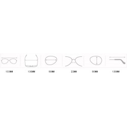 Rimless Women Men Fashion Circle Frame Vintage Retro Glasses-Unisex Sunglasses Eyewear - F - CA18Q3XR3CU $11.69