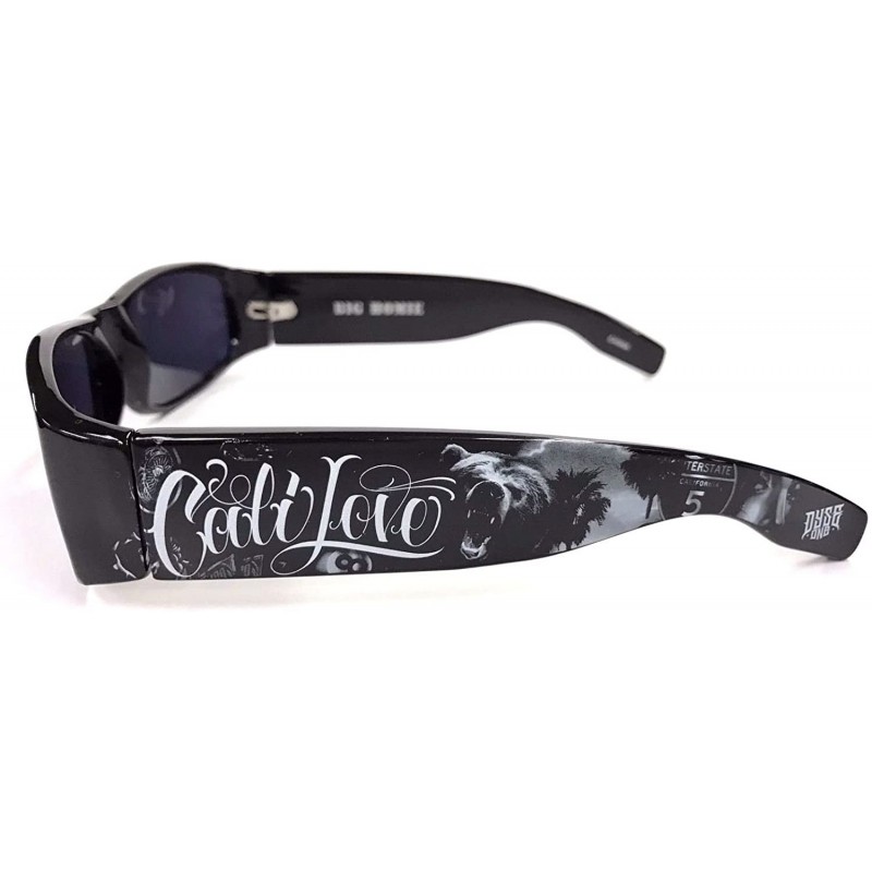 Sport Authentic Shades Cali Love Bear Black Sunglasses California Lowrider Style - CY183G3E4HC $12.16
