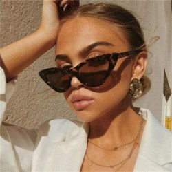 Cat Eye Sunglasses Women Plastic vintage retro triangular cat eye glasses Outdoor - C6 - C718X2ZQ484 $20.38